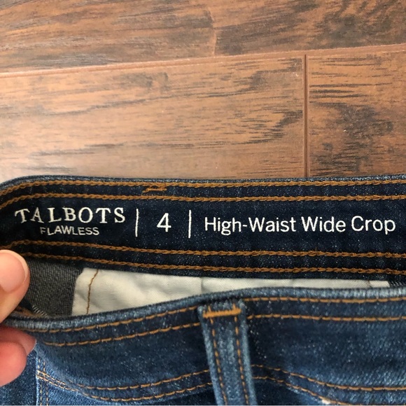 Talbots Flawless High - Waist Wide Crop - Picture 3 of 6